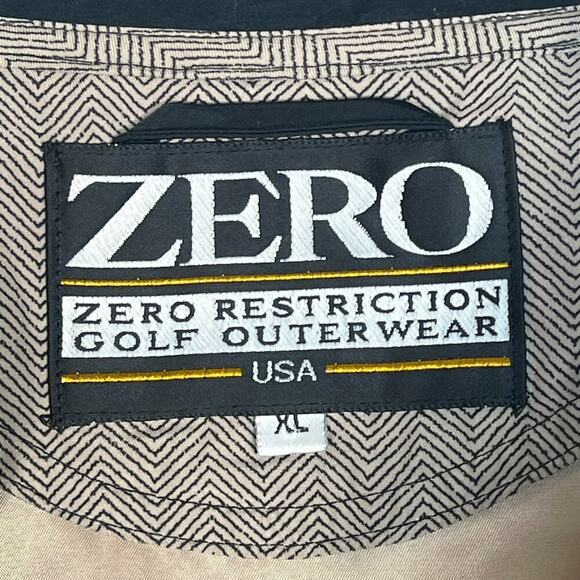 Zero Restriction Golf Outerwear Chevron Pullover Vest Shirt Beige Tan Black - Picture 11 of 12